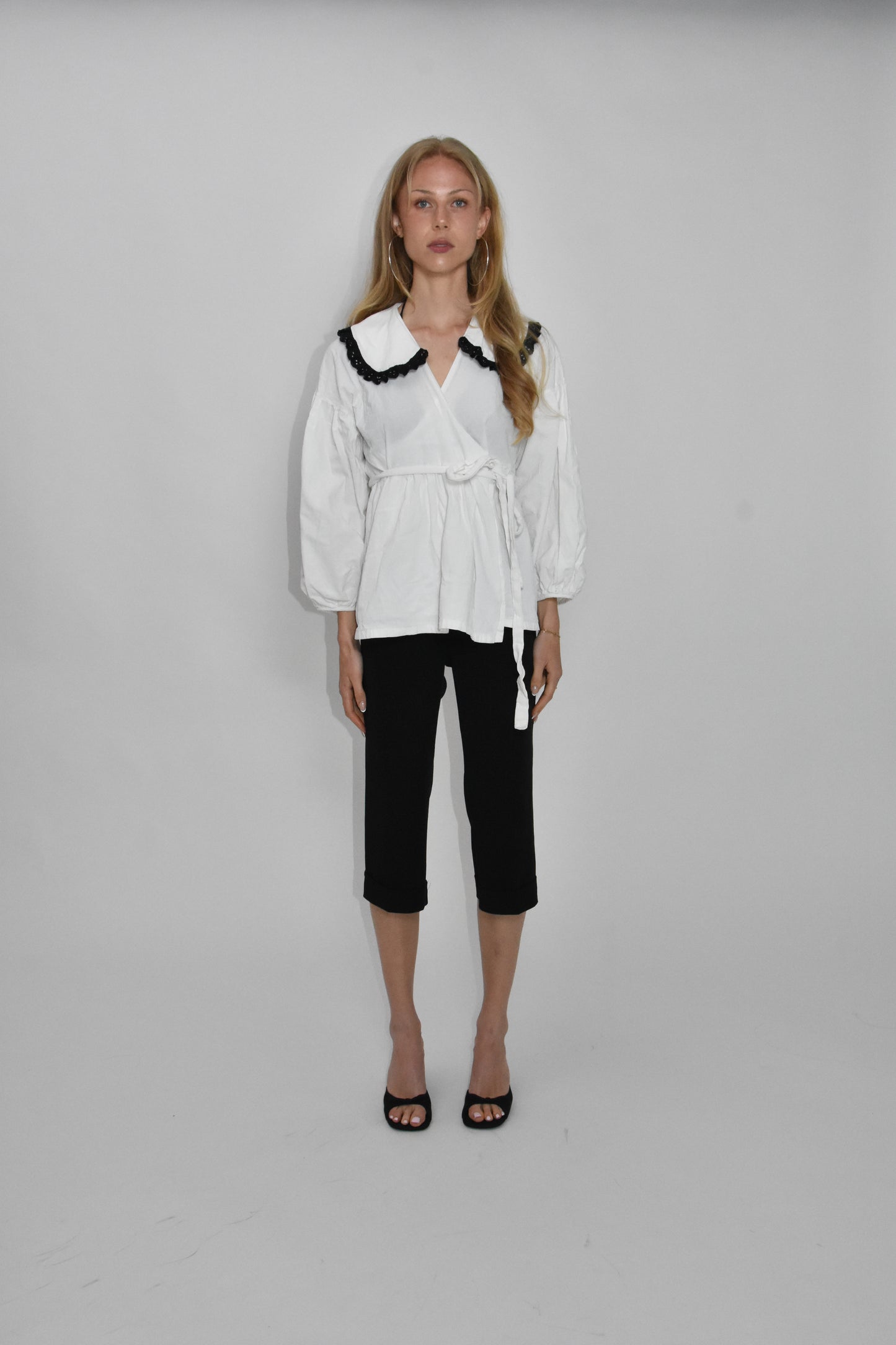 Sabina Sommer wrap blouse